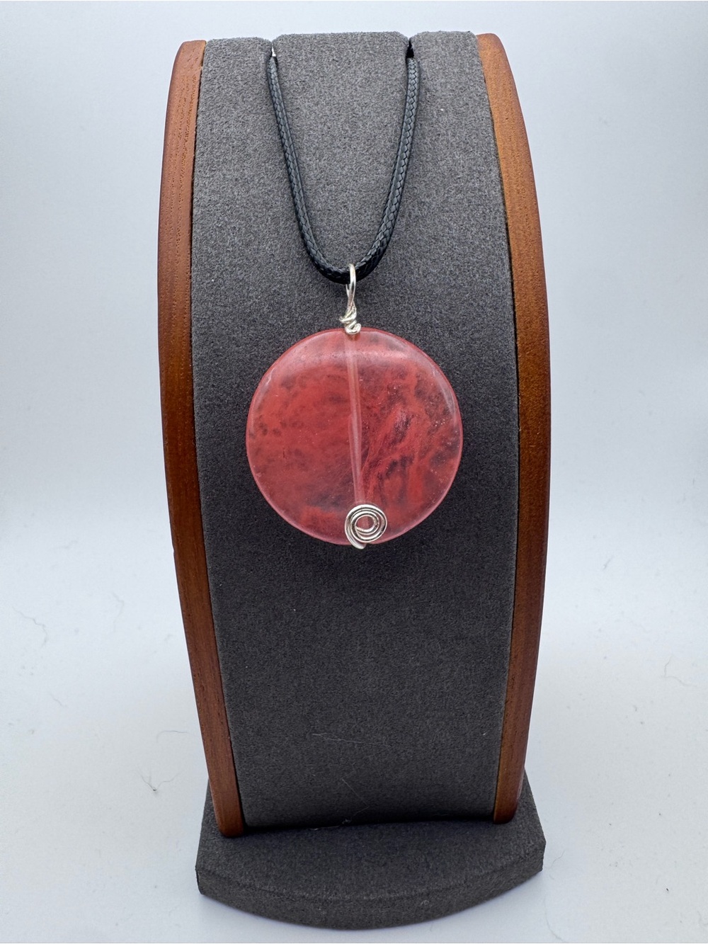 Handcrafted Cherry Quartz Pendant Necklace